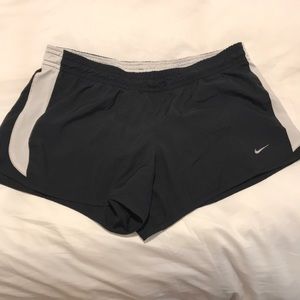 Nike black running shorts